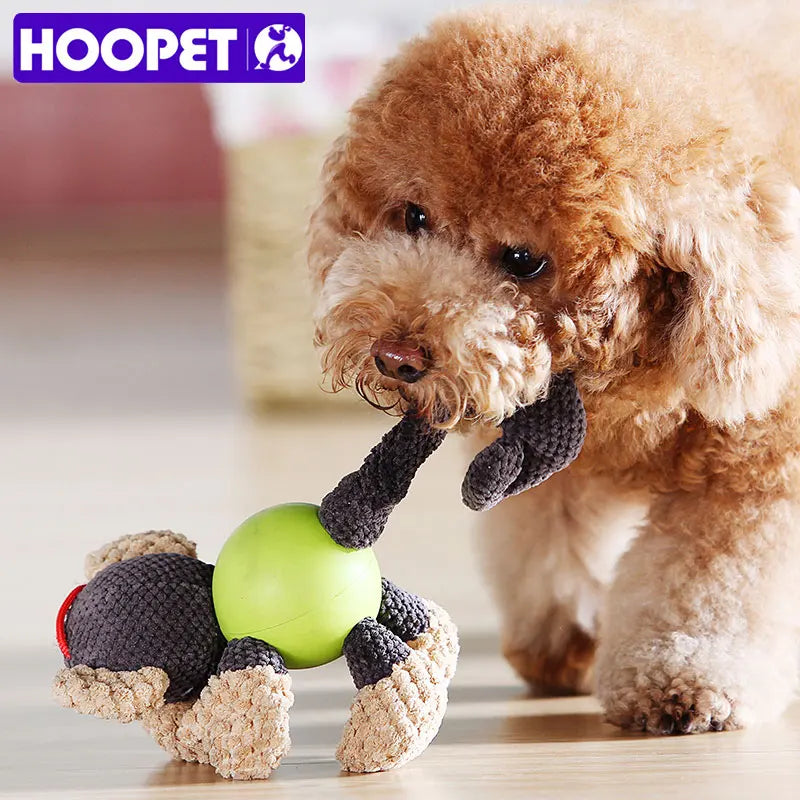 HOOPET Dog Toys for Dogs Puppy Toy for Large Dogs Plush Squeak Interactive Dog Ball Supply