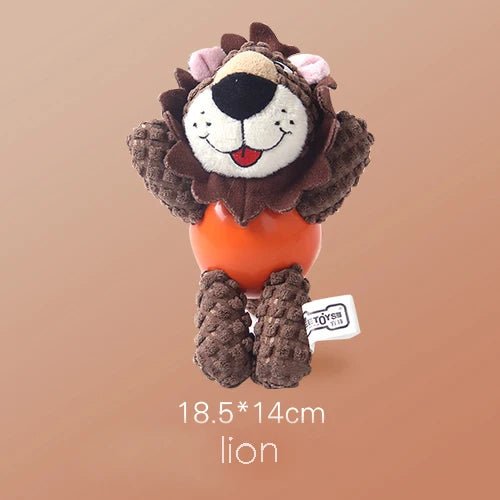 HOOPET Dog Toys for Dogs Puppy Toy for Large Dogs Plush Squeak Interactive Dog Ball Supply