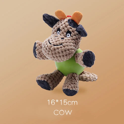 HOOPET Dog Toys for Dogs Puppy Toy for Large Dogs Plush Squeak Interactive Dog Ball Supply