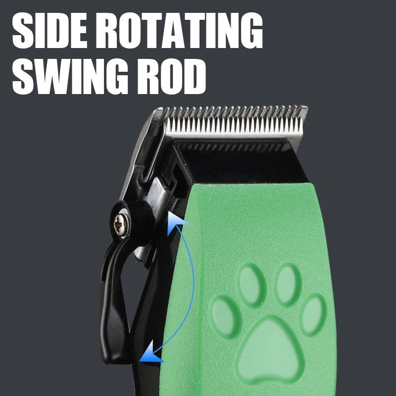 KEMEI Dog Clippers for Grooming Low Noise Professional Pet Kit Cordless Electric Dog Hair Trimmer for Thick Coat High Power