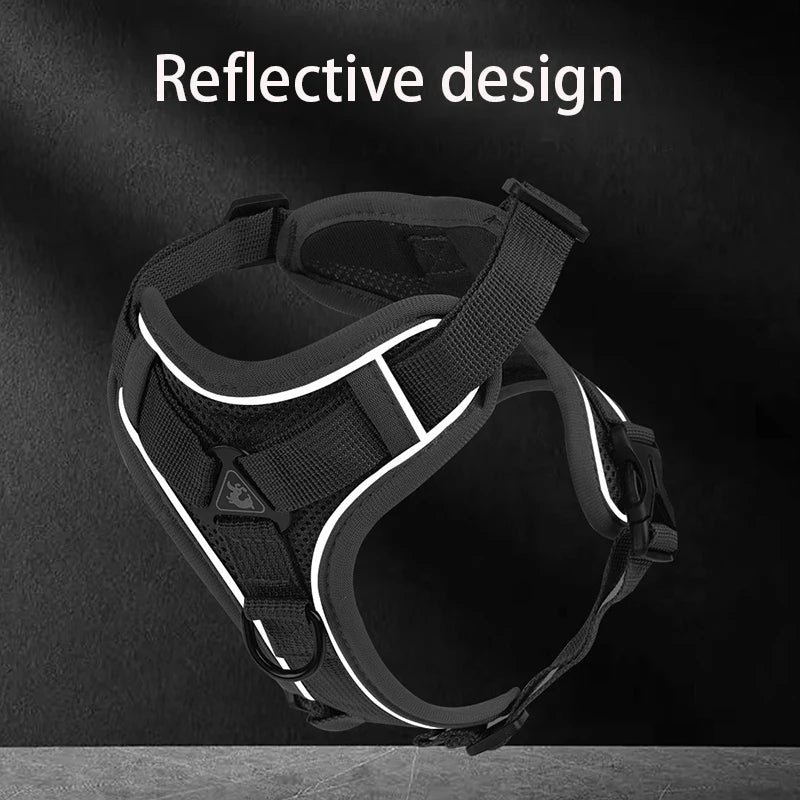 Breathable Cat Harness Leash for Small Medium Dogs Cats  Adjustable Reflective Harnesses Pets Vest Puppy Maine Sphynx Supplies