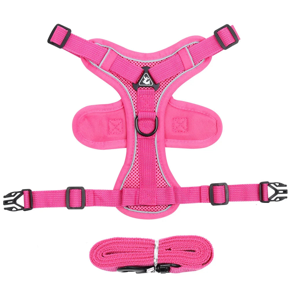 Breathable Cat Harness Leash for Small Medium Dogs Cats  Adjustable Reflective Harnesses Pets Vest Puppy Maine Sphynx Supplies