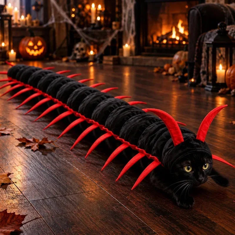Funny Centipede Spider Cat Costume Spooky Halloween Pet Costume for Small Cats, Cat Accessories for Party Outdoor Walking