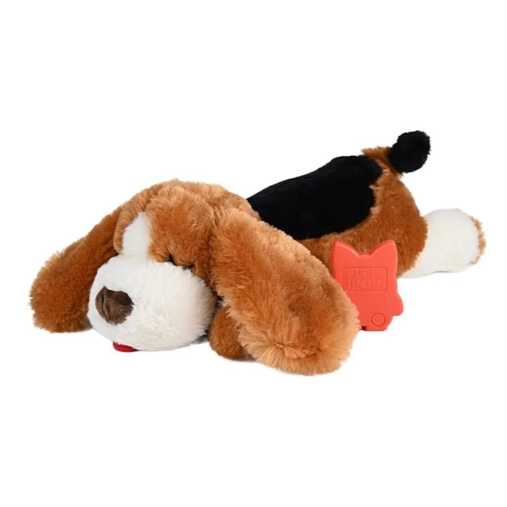 Interactive Soft Pet Soothing Realistic Heartbeat Simulation Anxiety Relief Dog Comfortable Dog Heartbeat Pet Soothing