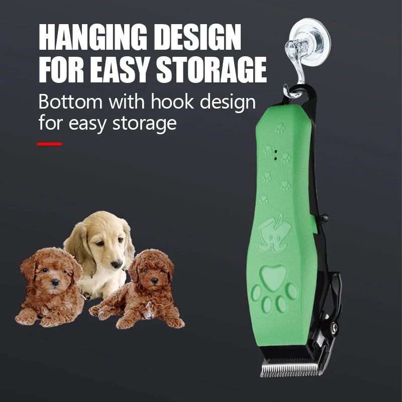 KEMEI Dog Clippers for Grooming Low Noise Professional Pet Kit Cordless Electric Dog Hair Trimmer for Thick Coat High Power